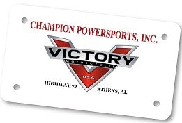 MOTORCYCLE PLATE INSERTS